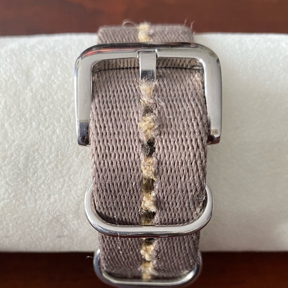 COPY - Shinola 20mm Taupe Stripe Nylon Strap - Picture 8 of 8